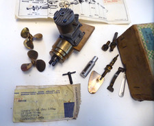 3.49 Marine Model Boat Diesel Engine BB Original FROG Manufacture w/ Accessories