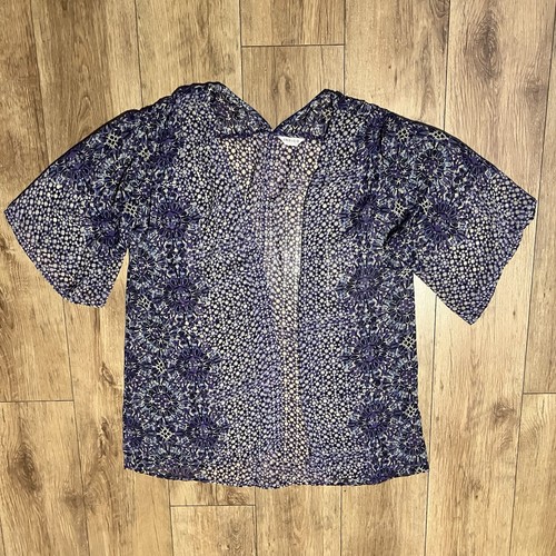 Indigo blue geometric - m&s,