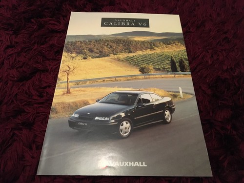 Vauxhall calibra brochure - calibra, v6