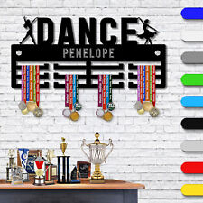 Personalised Dance Medal Holder Custom 3-Tier Acrylic Trophy Rack Multi Colour