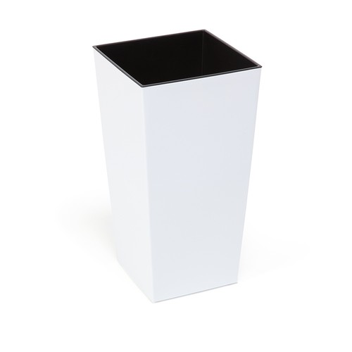 Large tall gloss plant pot - large,