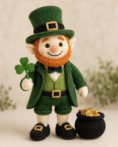 Irish leprechaun pot gold - irish, of