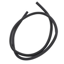 Black 1m Rubber Tube Elastic