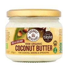 Coconut Butter 100% Organic Pure Raw Healthy Rich Creamy Cold Pressed Cert 300g