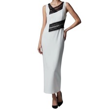 ROLAND MOURET White Black Lace