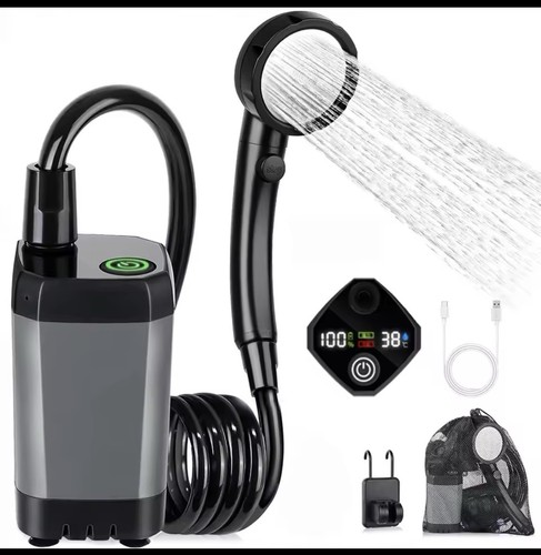 Portable ipx7 camping shower - ipx7,