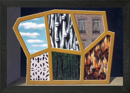 Rene magritte framed wall art - framed,