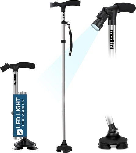 Folding walking stick - folding,