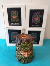 Spirit Of The Trees Green Man Backflow Incense Cone Burner & Sandalwood Cones