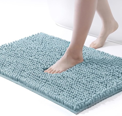 Chenille bath mat non slip - chenille, non-slip