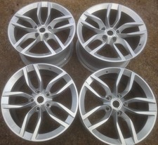UAS: Set of 4, 20" GENUINE Aston Martin Vanquish forged alloy wheels - silver