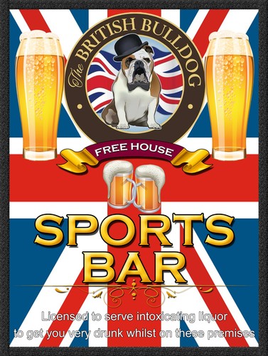 British bulldog sports bar - bulldog,