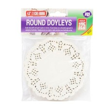 125 Mini 11.5 cm Round Paper Lace Doyleys Catering Party Wedding Doilies