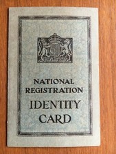 National Registration Identity Card 1949 Warton nr Carnforth