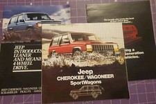 1984 Jeep Brochure Lot Of 3