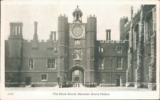 London Hampton court, The clock court 1909; Nelson series 12531
