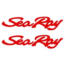 Set of 2 Vinyl Decals Stickers for Sea Ray Boat Hull. Free Shipping