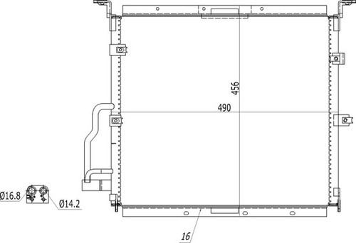 Hart 605 712 condenser - hart, air