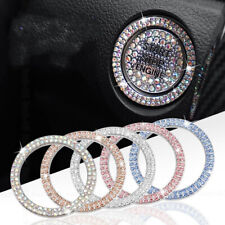 Car Start Switch Button Sticker Vehicle Interior Bling Diamond Sticker Accessory