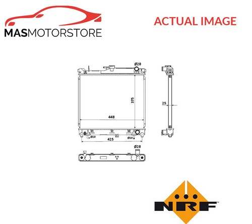 Engine cooling radiator nrf - cooling,