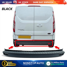 Rear Bumper Centre Black For FORD Transit Tourneo Custom 2018-2024