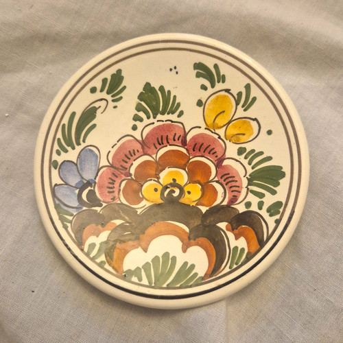 Delft hand painted floral - hand-painted,