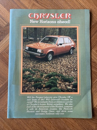 Chrysler supplement 1978 uk - chrysler, 1978-79