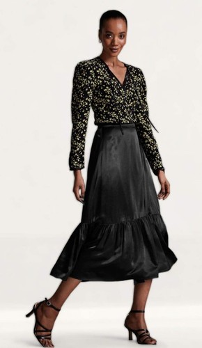 Ghost womens black midi - m&s,
