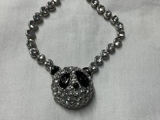 Jewellery Wonderful BUTLER & WILSON Clear Sparkly Rhinestone Panda Necklace