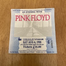 Pink Floyd ticket stubb 1988