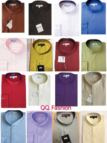 Mens mandarin collar banded - collar,