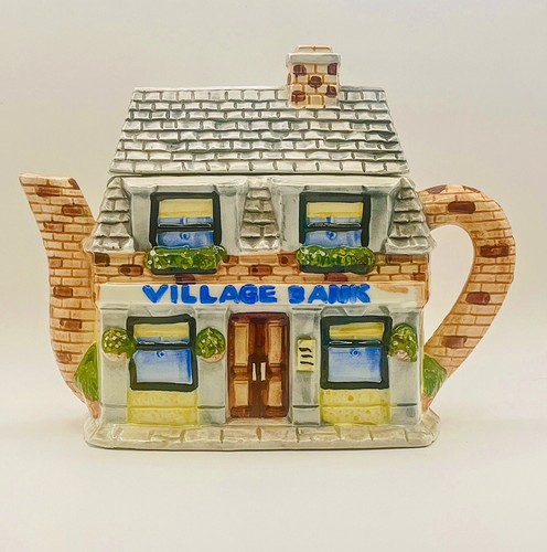 Vintage village bank - vintage,