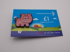 Cancer Research UK pin badge