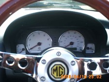 MG MGF MGTF MG TF  ALUMINIUM INSTRUMENT  RING SET SURROUNDS X4 !