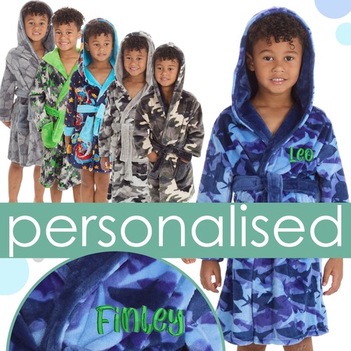 Personalised boys plush fleece - plush,