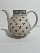 Petite Fleur Teapot Laura Ashley Johnson Bros Blue Floral No Lid