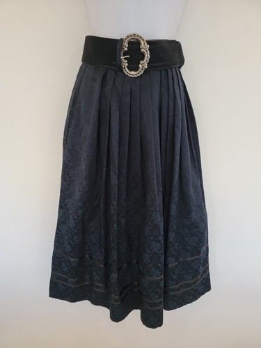 Vintage skirt blue midi - skirt,