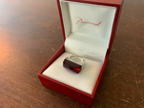 Louxor red crystal ring - louxor,