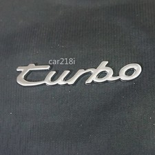 1x Silver Chrome New turbo Big