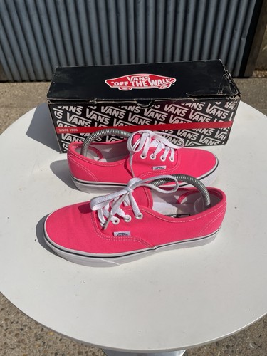 Vans authentic neon pink - vans,