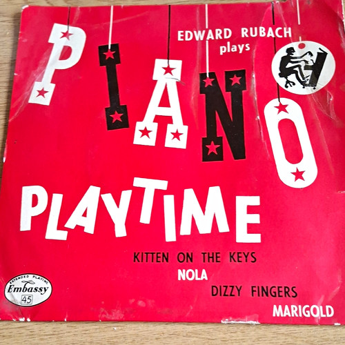 Vinyl records piano playtime - piano,