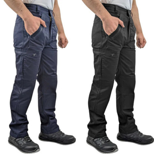 Mens elasticated waist - elasticated, cargo