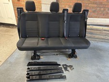 2019 FORD TRANSIT CUSTOM CREW CAB REAR SEATS INC BOLTS AND BARS AND BULKHEAD