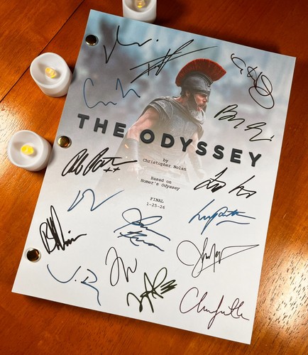 The odyssey script signed - the,