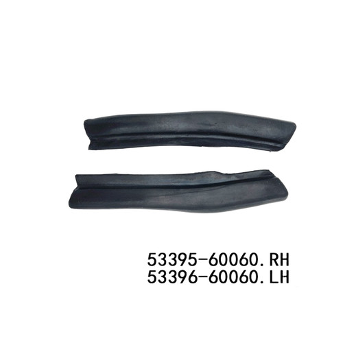 Black rubber sealing - rubber, strip