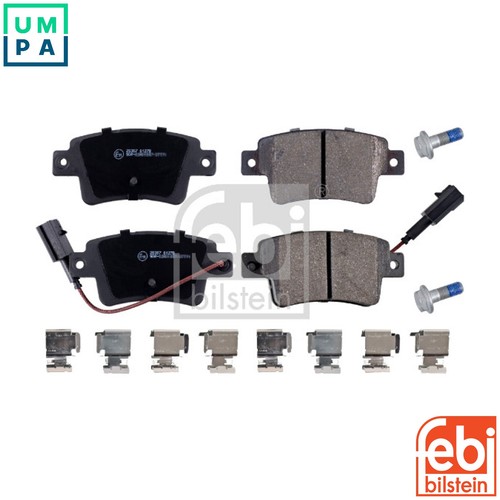 Brake pad set disc - brake, 16898