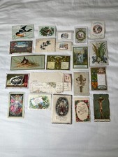 21 Victorian greetings cards