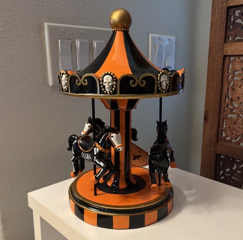 Halloween carousel skeleton - halloween,
