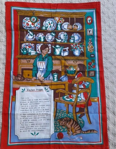 Nutex tea towel kitchen prayer - tea,