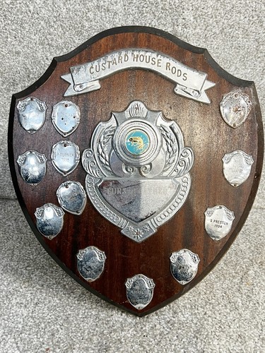 Vintage wooden shield - vintage,